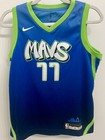 Luka Doncic 2019 Signed Nike Swingman City Edition Kids Medium  Jersey Rare Psa