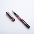Parker     Duofold Mosaic Red - Fountain Pen  - Nib M 18k