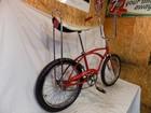 1974 Schwinn Stingray Boys Opaque Red Muscle Bike Seat Vintage Fastback Rat S2 