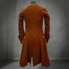 Men s Revolutionary War Regimental Frock Continental Army Brown Coat