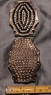 Rhinestone Shiny White And Black Stainless Steel Belly Buckles