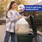 60 Gallon Trash Bag  100 Count Heavy Duty Garbage Bags  Garbage Can Liners clear