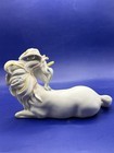 Enesco 1986 Vintage Porcelain Unicorn Large Figurine 8 Inch