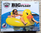 Bigmouth Inc Big Rubber Ducky Pool Float Inflatable Tube Over 4ft Long