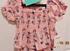 Disney Baby Minnie Mouse Pink 2 Piece Outfit Set Top   Pants 18 Months