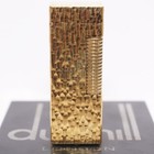 Dunhill Lighter Gold Bark Pattern-ultrasonically Cleaned_working