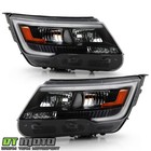2016-2019 Ford Explorer Sport limited xlt platinum Black Led Drl Headlights Pair