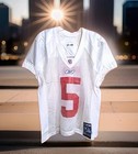 Ny Giants Vintage Kerry Collins Signed Authentic Game Worn Pregame Jersey 