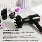 Blown Away Ionic Hair Dryer 1875w With Diffuser   Comb Ceramic Tech Light Quiet