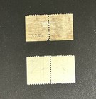 Us 375a And 498e Used Booklet Pane Pairs