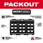 Milwaukee 48-22-8497 Packout Large Wall Plate W  Metal Mounting Tracks