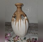 Vintage Mid-century Ceramic Drip Glazed Vase 16  Large Art Decor Pottery Mcm