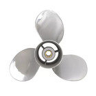 Stainless Steel 9 1 4 X 12 Outboard Propeller Fit Yamaha 9 9-20 Hp 8 Spline rh