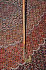 Vintage  Parasol Umbrella Lucite Handle Jaffa Bourbon Color
