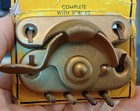 Antique Vintage  Window Sash Locks Latch Set Metal Hardware Nos 2 Pcs 1950   s Usa