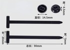 Universal Nylon Self-locking Zip Tie Clip  Cable Fastener For Wire   Cord