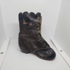 Rare Vintage Child   s Leather Lace Up Shoes From The 1800s Or Early 1900s
