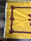 Vntg Scotland Rampant Lion Nylon 3x5 National Flag W Gromets Made Usa Heraldic