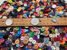 100 New Mixed Buttons Assorted Lot Mixed Color Small Sizes Bulk  5 16 To 5 8 Smx