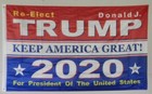 Re-elect Donald Trump Keep America Great 2020 3  X 5  Flag - Banner