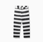 Pants16oz Pounds New Prisoner Striped Motorcycle Pants Vintage Biker Trousers
