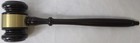 Wooden Gavel   Sound Block Set For Judge Lawyer Chairman Auctioneer Ships Free