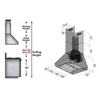 Zline 30  New Pro Stainless Steel Kitchen Wall Range Hood 687-30