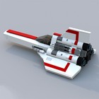 Moc-23012 Colonial Viper Mk1 Fighter Toys Set For Battlestar Galactica