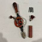 Millers Falls Tools Hand Drill No  5 Egg Beater Crank Style W original Box Euc