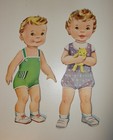 Lot 23 Vintage Original Paper Dolls Toddler clothing hats  Scoot sally joan beed