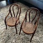 Set Of 2 Wonderful Antique Thonet Bentwood Chairs