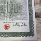 1924 Uncanceled  Unpunched German Dawes External Loan Gold Bond  1 000 W Coupons