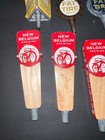 Lot Of 4 New Belgium Brewing Company Fat Tire Ale Beer Tap Handle Taphandles