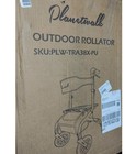 Planetwalk Outdoor 4-wheel Rollator Walker Handbrakes Adjustable Handles Purple