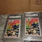 1966 Batman Trading Cards Red Bat Black Bat All Graded Lot Of 12 Gma 6