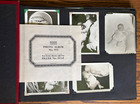 1940s Baby Photo Album 16 Pages Xmas Flag Dog Car Americana Vintage