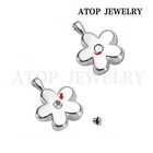 New Flower Urn Necklace For Ashes Cremation Keepsake Memorial Pendant Jewelry