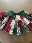 Christmas Square Dance Skirt  Free Shipping 