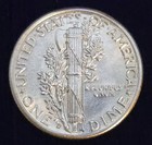 1944-d Mercury Head Silver Dime 90  Silver Winged Liberty Bu Unc Lustrous  11