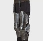 Medieval Knight Armor Leg Costume Full Steel Guard Greaves Gothic Set