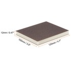 10pcs Sanding Sponge Blocks 400-500 Grits Hand Block  120x100x12mm  Brown yellow