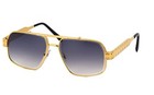 Oversize Fashion Design Men Square Sunglasses Gold Style Classy Shades Retro New