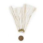 White 9cm Silk Tassels 5 Pack