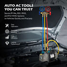 Omt Combo 3 5cfm 1 4hp Hvac Vacuum Pump   A c Manifold Gauge Set 3 Hoses Ac Work