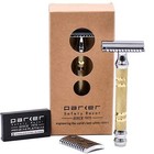 Parker Safety Razor 69cr Convertible With Open   Closed Comb Base Plates