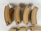 Wooden Train Track Curved Pieces Lot 48 Compatible Brio Thomas Melissa   Doug
