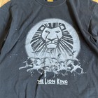 Disney The Lion King T-shirt Size Medium Broadway Musical Black Short Sleeve