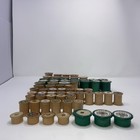 Vintage Wooden Sewing Spools Crafts Lot Of 66 Collectable Various Brands   Sizes