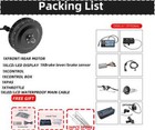 36v 250v 350w 500w Electric Bike Conversion Kit Front And Rear Gear Hub Motor