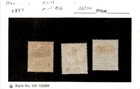 Bechuanaland  Postage Stamp   11-13 Mint Hinged  1887 British  ad 